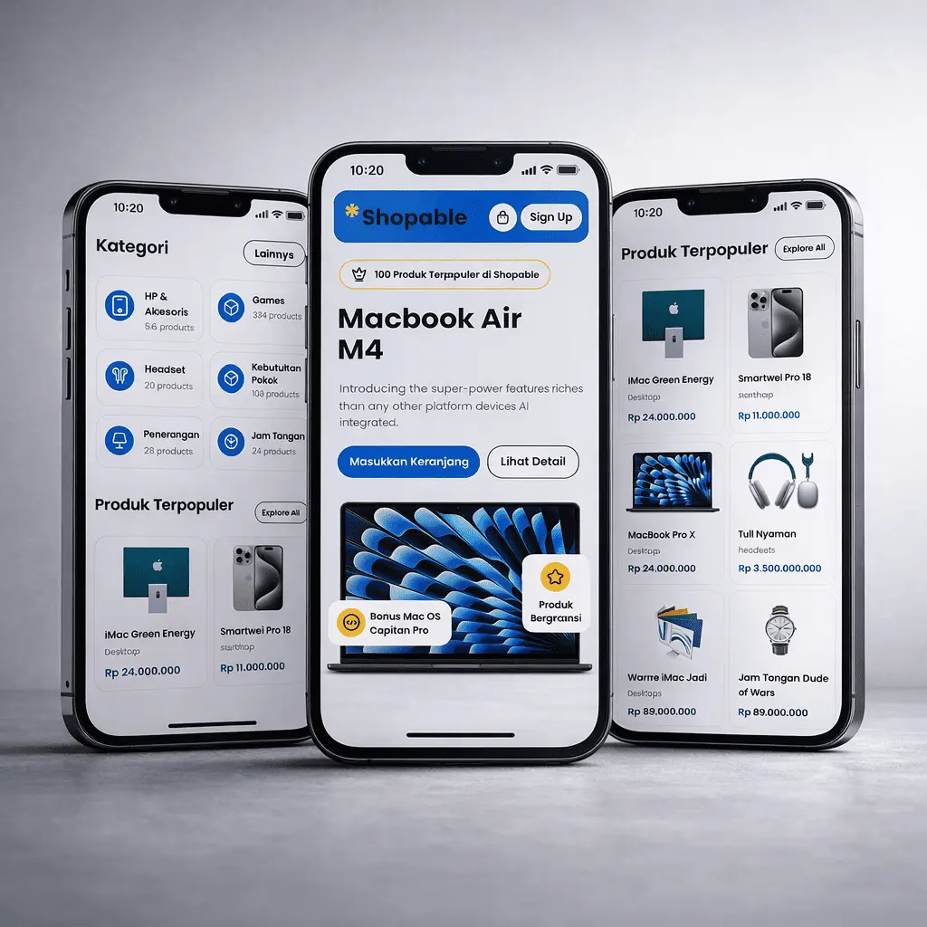 Preview of Shopable E-commerce